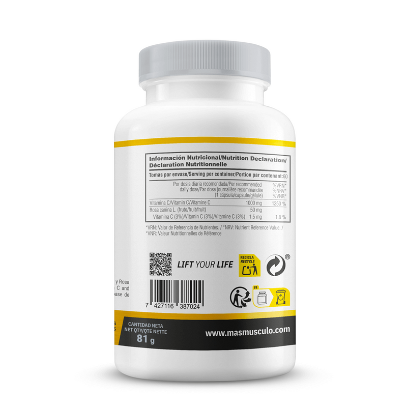 Vitamina C 1000mg di Masmusculo Supplements - Masmusculo Supplements 2