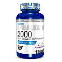 Kre-Alkalyn 3000 bote de 120 cápsulas de la marca Quamtrax