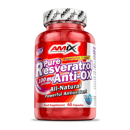 Pure Resveratrol Anti-Ox 100mg di Amix Nutrition del marchio Amix Nutrition nella collezione Miglioramento Generale