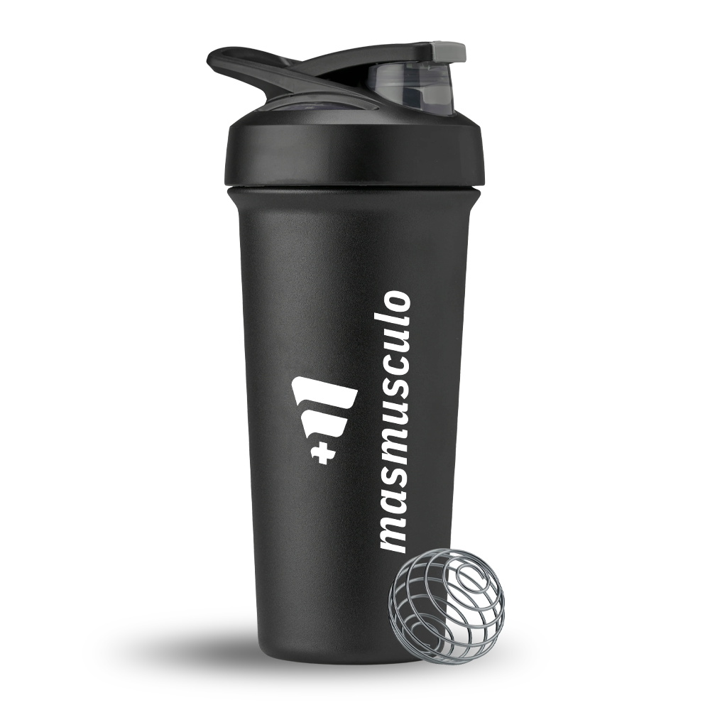 Shaker Metalico Con Bola de Masmusculo
