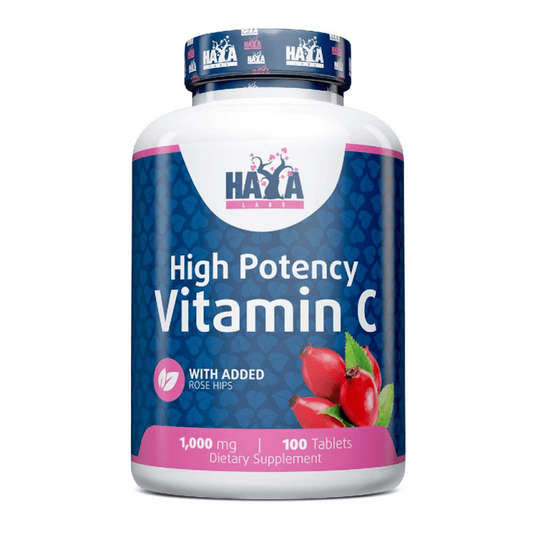 Vitamina C con Rosa Canina di Alto Grado 1000mg di Haya Labs del marchio Haya Labs nella collezione Vitamina C