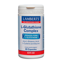 L-Glutatión Complex bote de 60 cápsulas del fabricante Lamberts de la sección otros aminoácidos