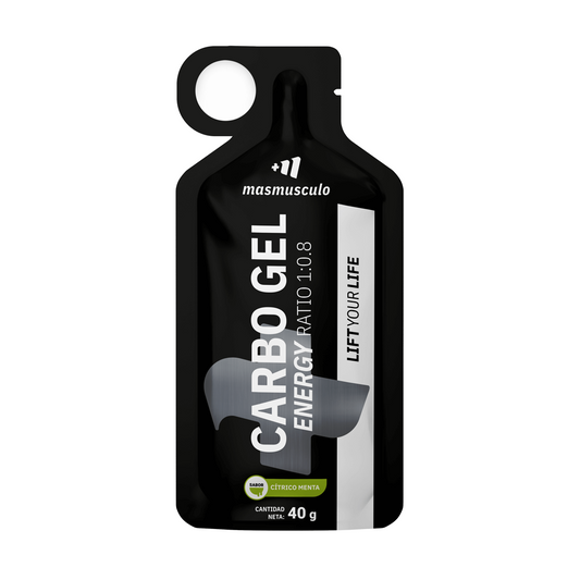 Carbo Gel Energy Ratio 1:08 (con caffeina) di Masmusculo del marchio Masmusculo Supplements nella collezione Rendimento sportivo