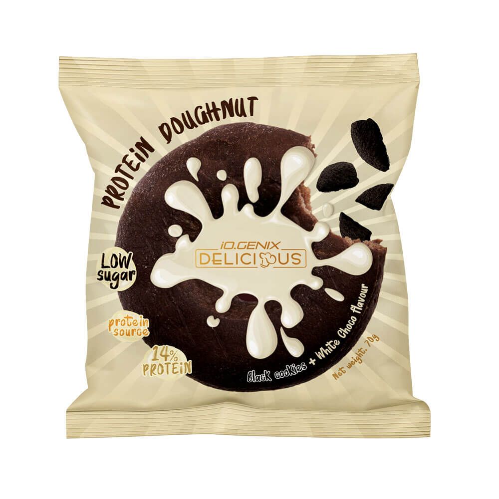 Rosquilla Protein Doughnut de 70g hecho por IO.Genix de la categoría dulces y galletas