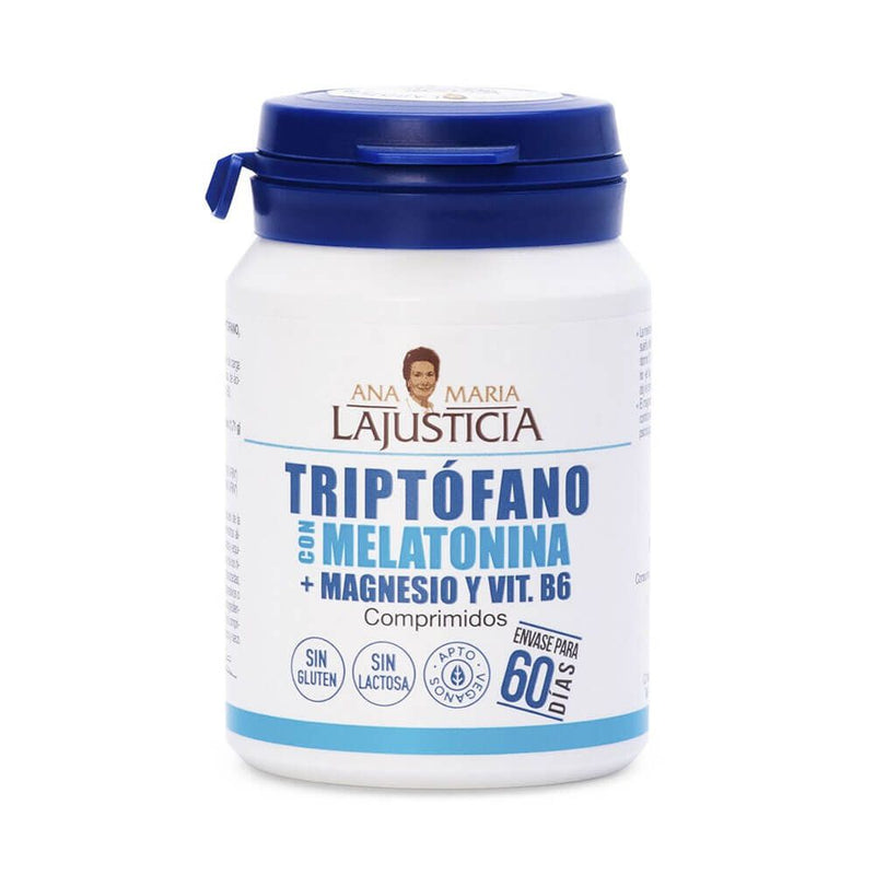 Triptofano con Melatonina + Magnesio e Vitamina B6 di Ana Maria Lajusticia - Ana Maria Lajusticia 0