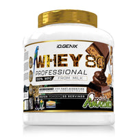 Whey 80 Profesional envase de 1kg - proteina de suero whey de la marca IO.Genix