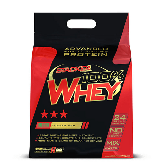 100% Whey di Stacker Europe del marchio Stacker NVE nella collezione Proteine senza glutine