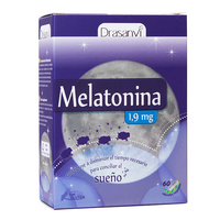 Melatonina envase de 60 cápsulas de la marca Drasanvi (Mejora del sueño)