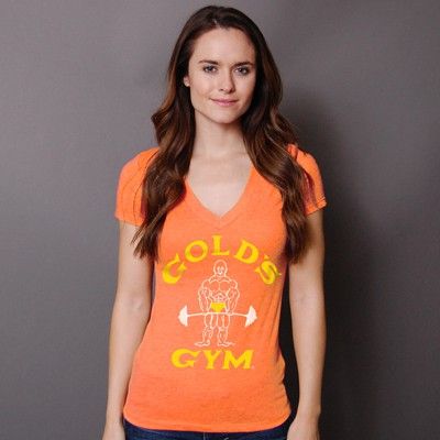 Maglietta Donna Scollo a V Neon Joe Classic di Gold S Gym - Gold's Gym 1