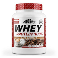 Whey Protein 100% en 1kg por VitoBest suplemento de proteina de suero whey