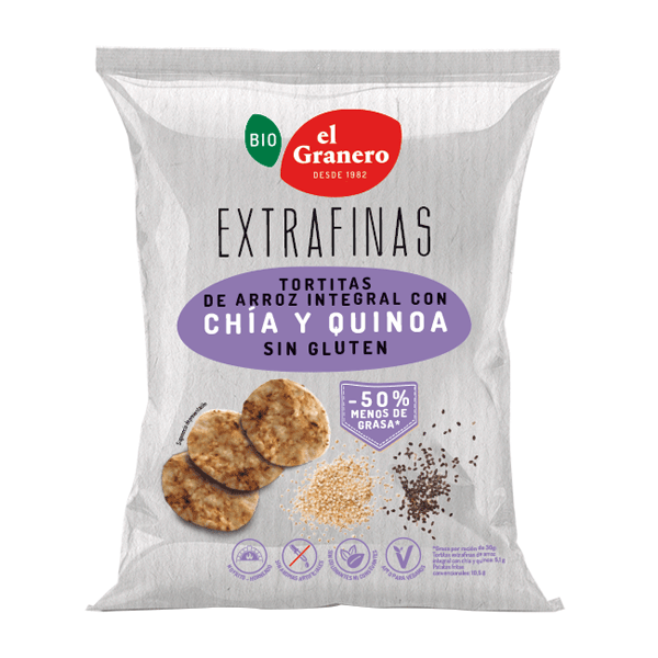 Gallette di Riso Integrale con Quinoa e Chia di El Granero Integral - El Granero Integral 0