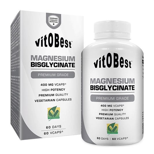 Magnesio Bisglicinato 400mg di Vitobest del marchio VitOBest nella collezione Vitamine e Minerali