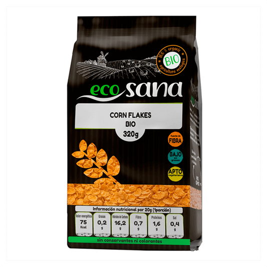 Corn Flakes Bio di Ecosana del marchio EcoSana nella collezione Muesli e Cereali