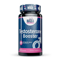 Testosterone Booster envase de 60 cápsulas del fabricante Haya Labs en la categoría complejos testosterona
