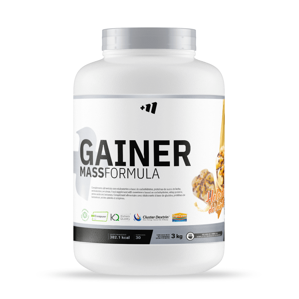 Gainer MASS Formula de 3 kg de la sección ganadores de peso con proteína por Masmusculo Supplements