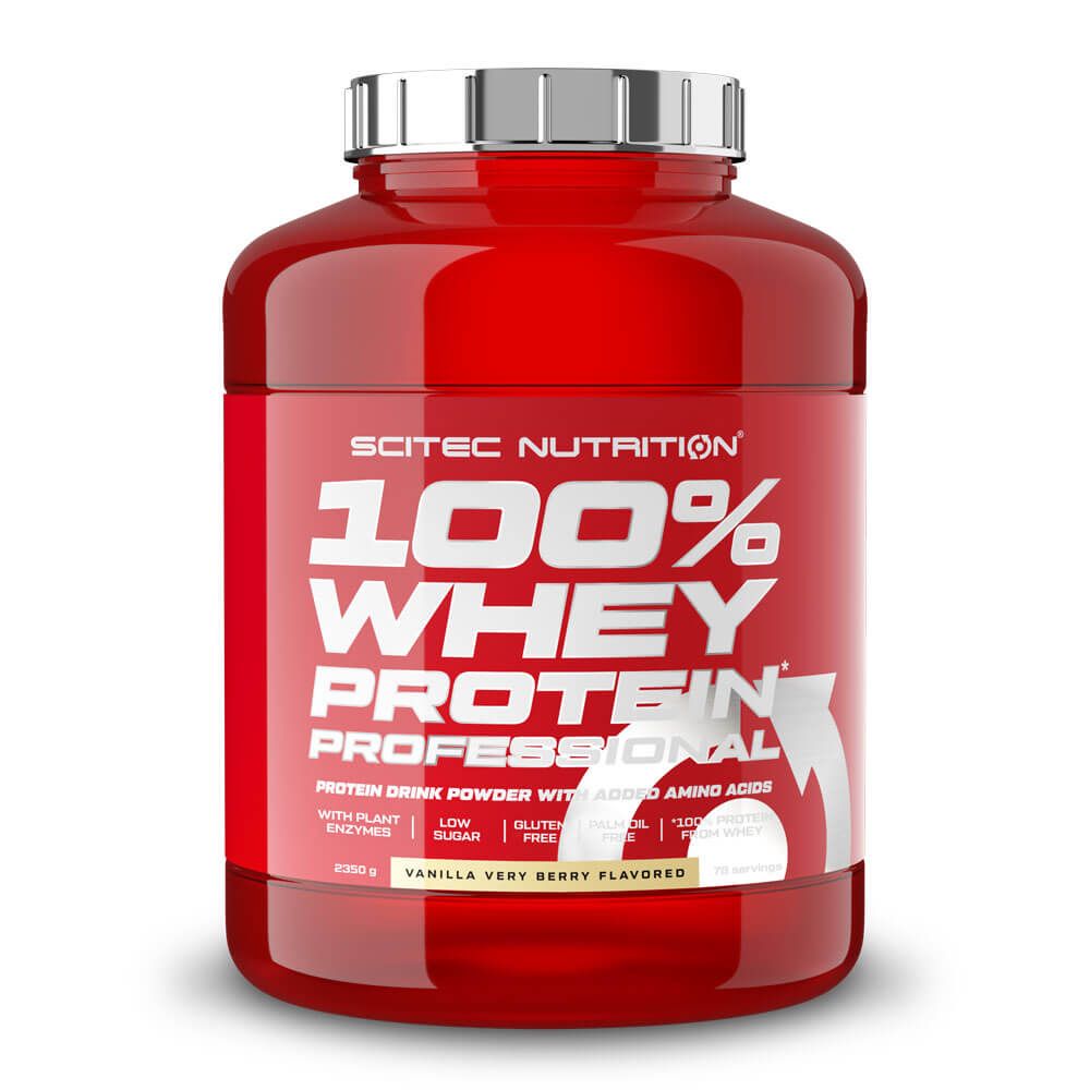 100% Whey Protein Professional bote de 2350g de la marca Scitec Nutrition de la categoría proteina de suero whey