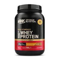 100% Whey Gold Standard presentación de  suplemento de la sección proteina de suero whey de la marca Optimum Nutrition