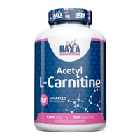 Acetil L-Carnitina 1000mg presentación de 100 cápsulas por Haya Labs