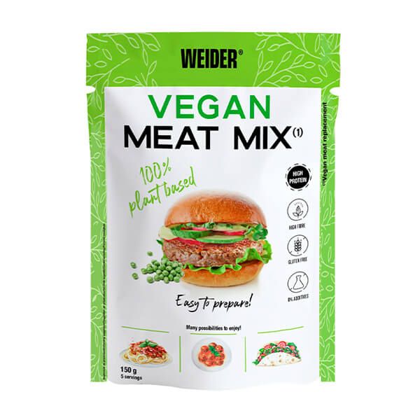 Vegan Meat Mix envase de 150g en la secciÃ³n de proteÃ­na vegetal y veganos hecho por Weider