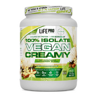 100% Isolate Vegan Creamy bote de 1kg en la categoría proteína vegetal y veganos del fabricante LifePRO