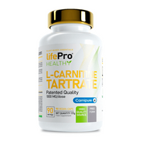L- Carnitina Tartrato Carnipure® en 90 cápsulas veganas hecho por LifePRO de la categoría l-carnitina