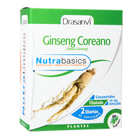Ginseng Coreano de 60 cápsulas vegetales de la marca Drasanvi (Sistema Inmunológico)
