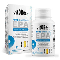 Pure Omega 3 EPA envase de 90 cápsulas líquidas de VitoBest
