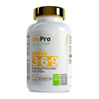 Omega 369 envase de 90 softgels del fabricante LifePRO
