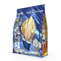 Whey Protein Dragon Ball Super EdiciÃ³n Limitada Vegeta envase de 900g de la categorÃ­a proteina de suero whey por LifePRO