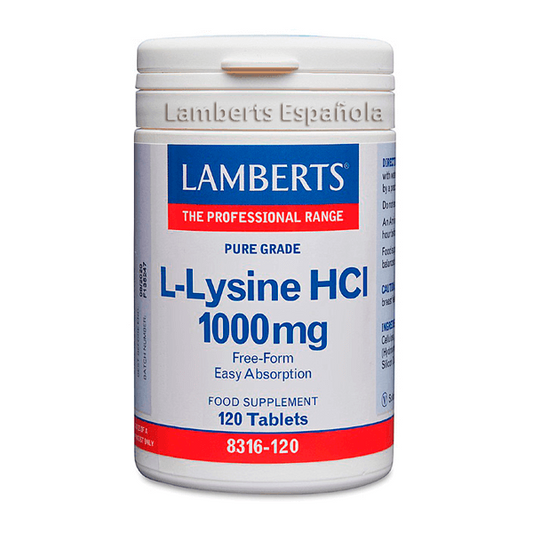 L-Lisina HCI 1000mg - 120 compresse di Lamberts del marchio Lamberts nella collezione Lamberts