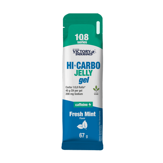 Gel Hi Carbo Jelly Gel Con Cafeína 1:0,8 Series de Victory Endurance del marchio Victory Endurance nella collezione Victory Endurance