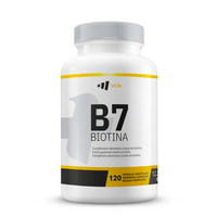 B7 Biotina 500mcg envase de 120 cápsulas vegetales hecho por MM Supplements