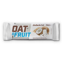 Oat & fruits en 70g de la marca Biotech USA suplemento de la sección barritas de carbohidratos