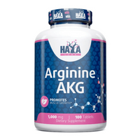 Arginina AKG 1000mg envase de 100 tabletas por Haya Labs