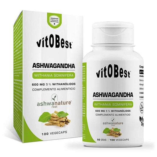 Ashwagandha (Ashwanature Root®) di Vitobest del marchio VitOBest nella collezione Erboristeria