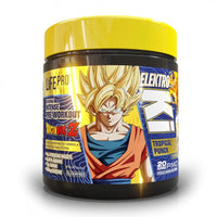 Elektro Ki Dragon Ball Z Edición Limitada presentación de 400g de la categoría pre entreno de la marca LifePRO