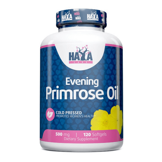 Olio di Enotera Pressato a Freddo 500mg di Haya Labs del marchio Haya Labs nella collezione Acidi Grassi