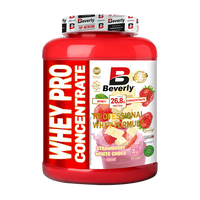 Whey Pro Concentrate presentación de 2kg del fabricante Beverly Nutrition suplemento de proteina de suero whey
