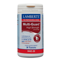 Multi-Guard presentación de 30 tabletas en la sección de complejos multivitaminicos de Lamberts