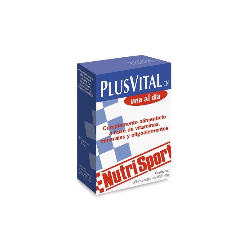 Plusvital envase de 30 cÃ¡psulas del fabricante Nutrisport (Complejos Multivitaminicos)