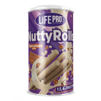 NuttyRolls White Speculoos presentación de 200g de la marca LifePRO en la categoría dulces y galletas