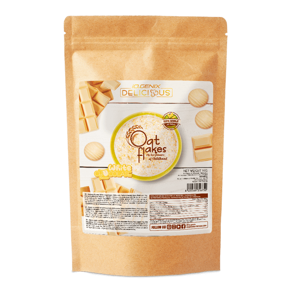 Copos de Avena Delicious presentación de 1kg por IO.Genix de la categoría copos y salvado de avena