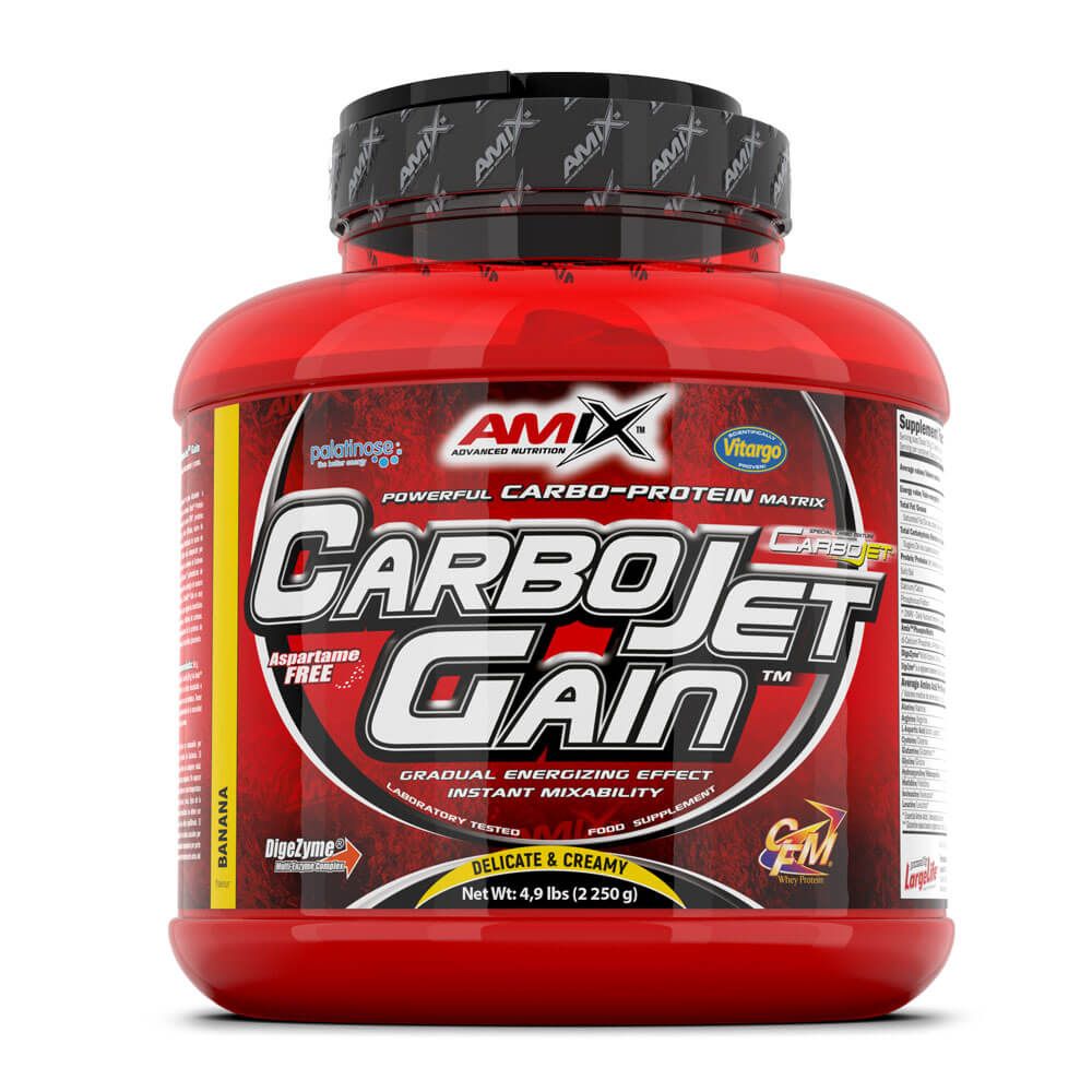 CarboJet Gain presentación de 2,25kg de Amix Nutrition en la categoría ganadores de peso con proteína