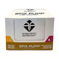 Sfix Pump presentaciÃ³n de 12x60ml por Scientiffic Nutrition suplemento de pre entreno
