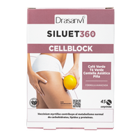 CellBlock con Svetol envase de 45 comprimidos del fabricante Drasanvi suplemento de bloqueadores de hidratos y grasas