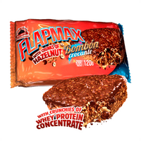 FlapMax en flapjack en la sección de barritas de carbohidratos de Max Protein