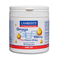 Omega 3-6-9 + Vitamina D3 bote de 120 cápsulas por Lamberts en la categoría fuente animal