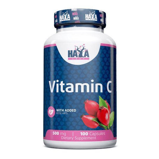 Vitamina C con Rosa Canina 500mg di Haya Labs del marchio Haya Labs nella collezione Vitamina C