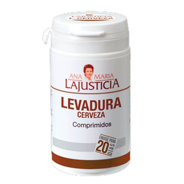 Levadura de Cerveza envase de 80 comprimidos de la marca Ana Maria Lajusticia  (Anti-Envejecimiento)