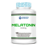 Melatonina 0,9mg bote de 100 cápsulas de la marca Scientiffic Nutrition - mejora del sueño